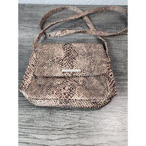 nine west python Snake Print crossbody purse